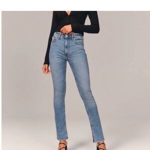 Abercrombie & Fitch Light Blue High Rise Jeans